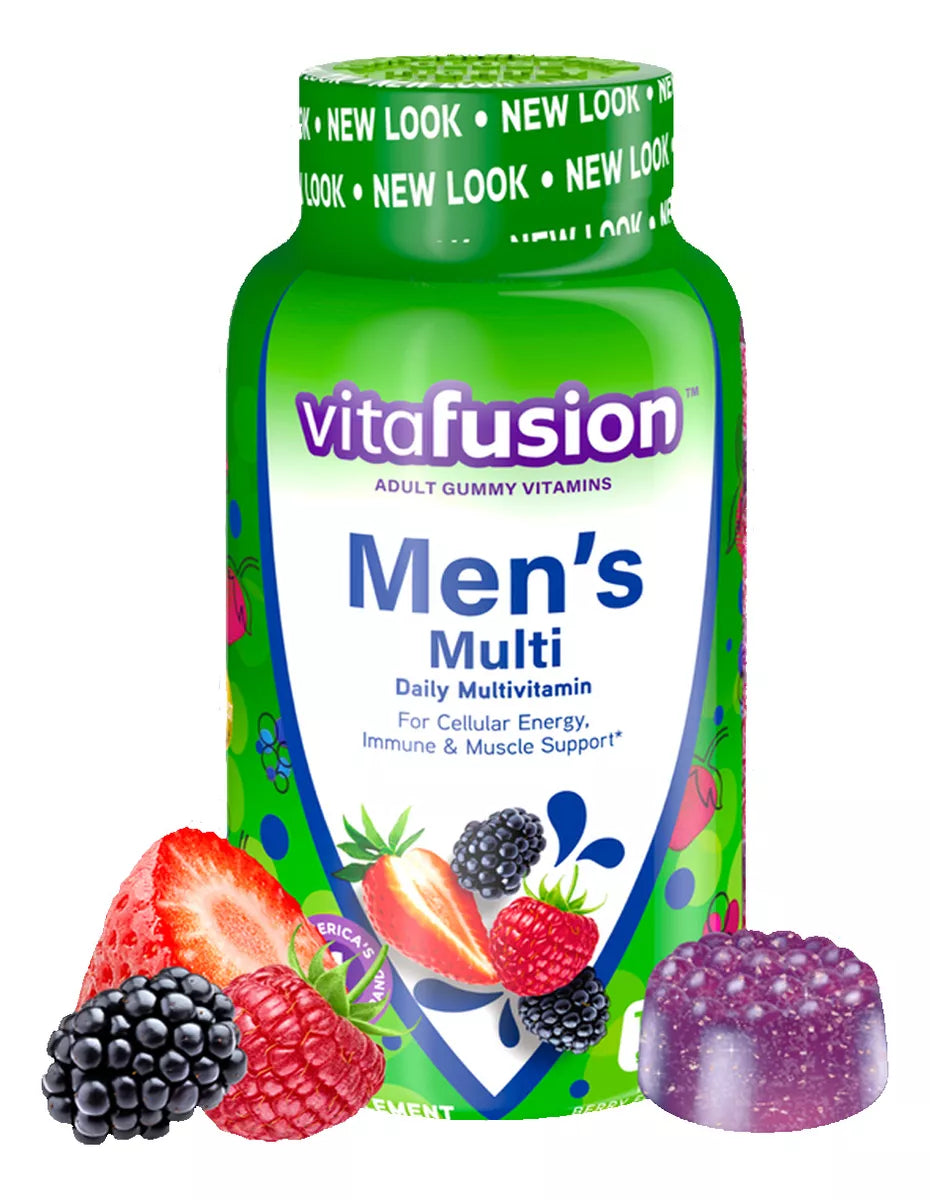 Vitafusion Multivitaminas Para Hombre 220 Gomitas Sabor Berry