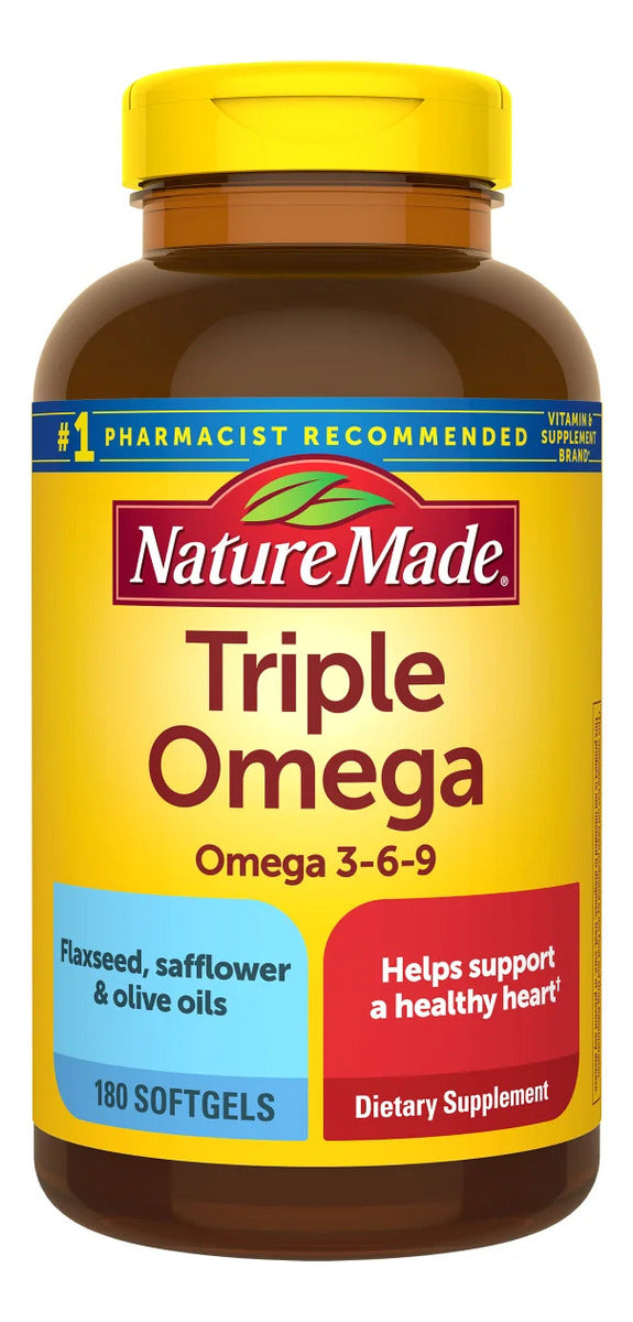 Nature Made Triple Omega 3-6-9 Con 180 Softgels