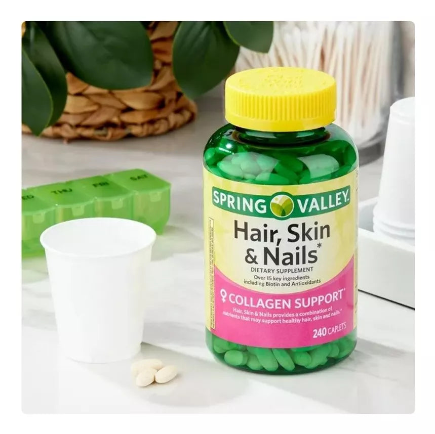 Spring Valley Hair, Skin And Nails 240 Capsulas