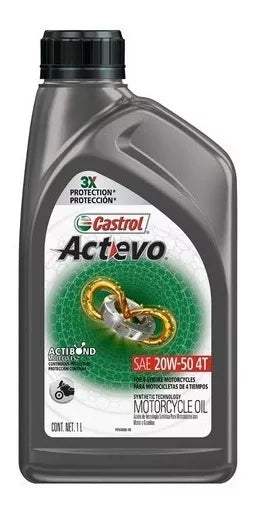 Aceite Castrol Actevo 20w50 4T 1L