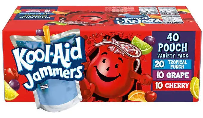 Kool Aid Jammers Tropical Mix Jugos 40 Pz Importados