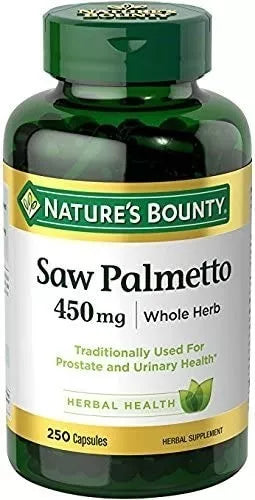 Nature's Bounty Saw Palmetto 450 Mg  250 Cápsulas