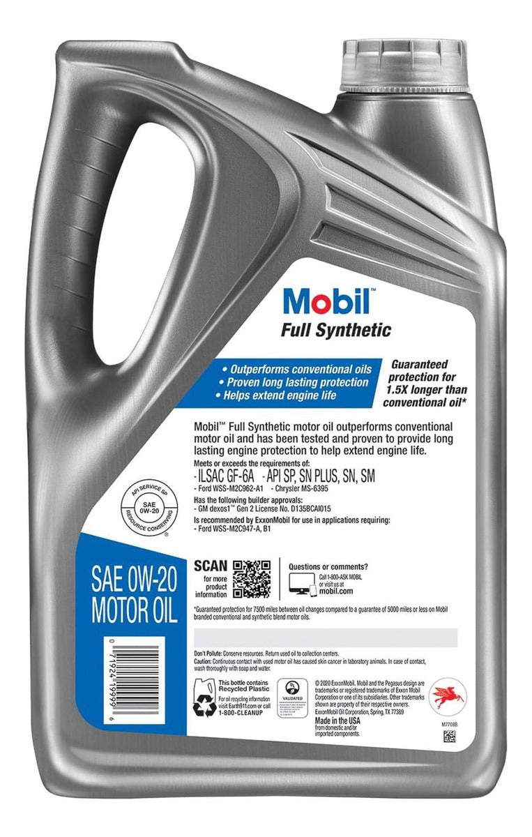 Aceite Mobil Full Synthetic 0w-20