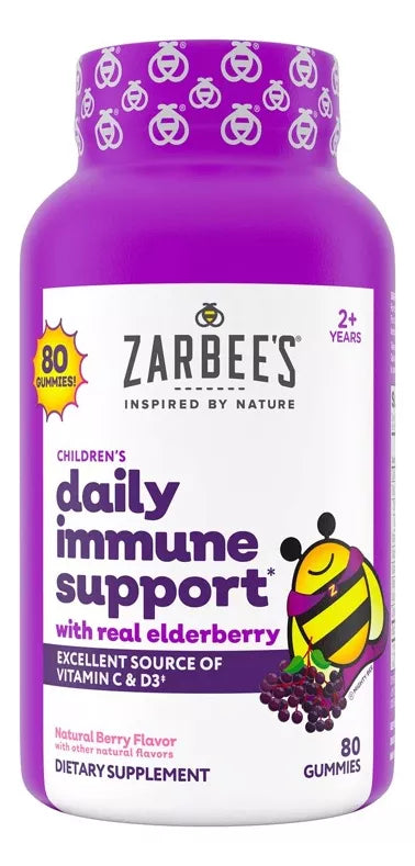 Zarbee´s Children´s Apoyo Inmunológico Con 80 Gomitas Sabor Bayas Naturales
