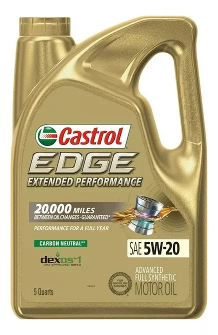 Aceite Castrol Edge Extended Performance 5w-20 4.73 Litros