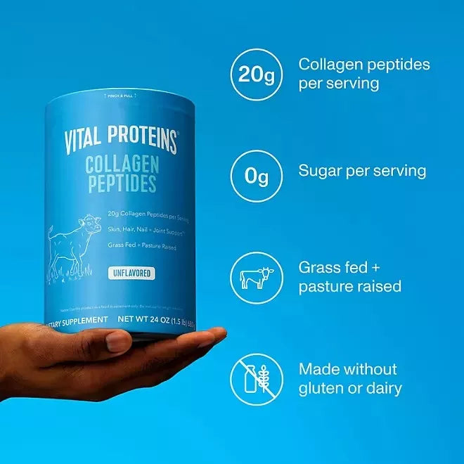 Péptidos De Colágeno 680g Vital Proteins Sin Lácteos Kosher