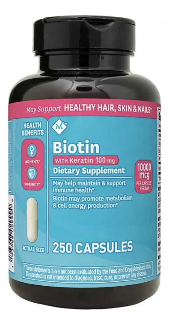 Members Mark Biotina 10,000mcg 250m Capsulas