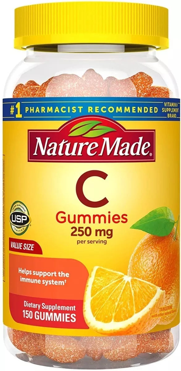 Nature Made Vitamina C 250mg, 150 Gomitas