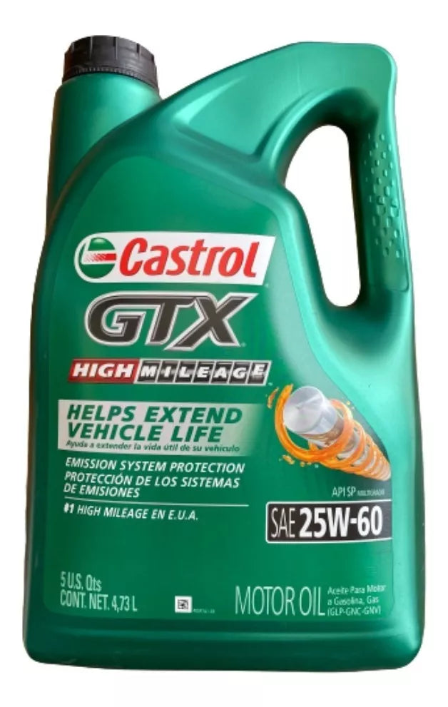 Aceite Castrol 25w60 Alto Kilometraje