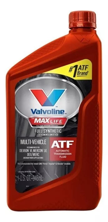 Aceite Valvoline Atf 100% Sintetico 946ml