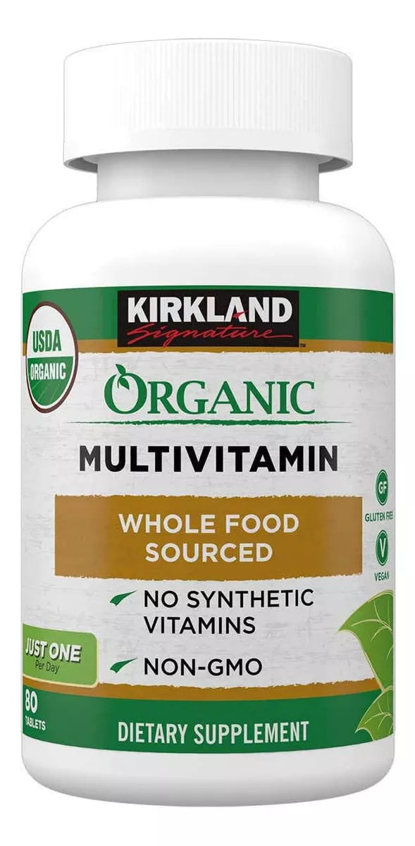 Kirkland Multivitaminas Organicas 80 Tabletas