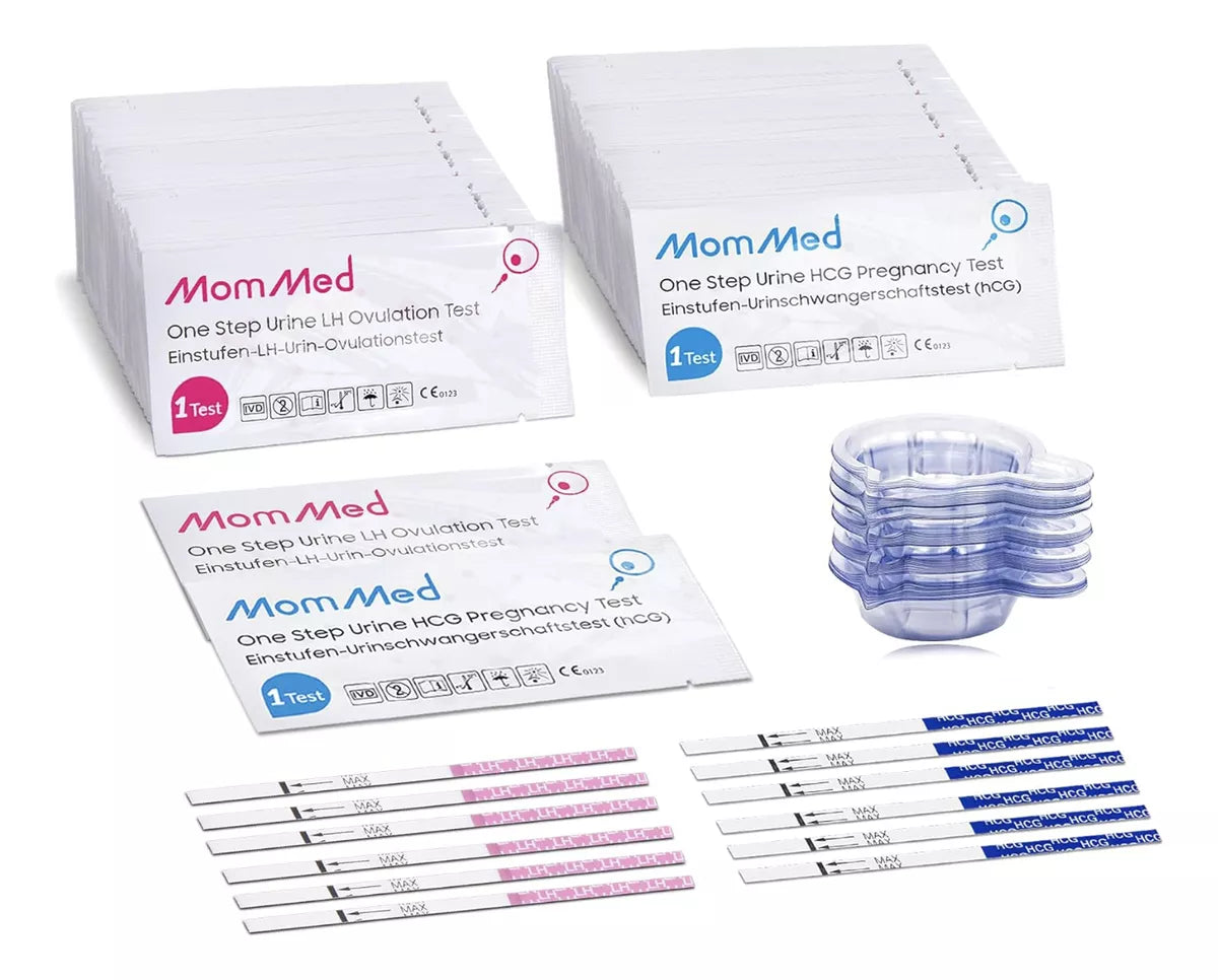 Mom Med 50 Test Ovulacion Y 20 Pruebas De Embarazo