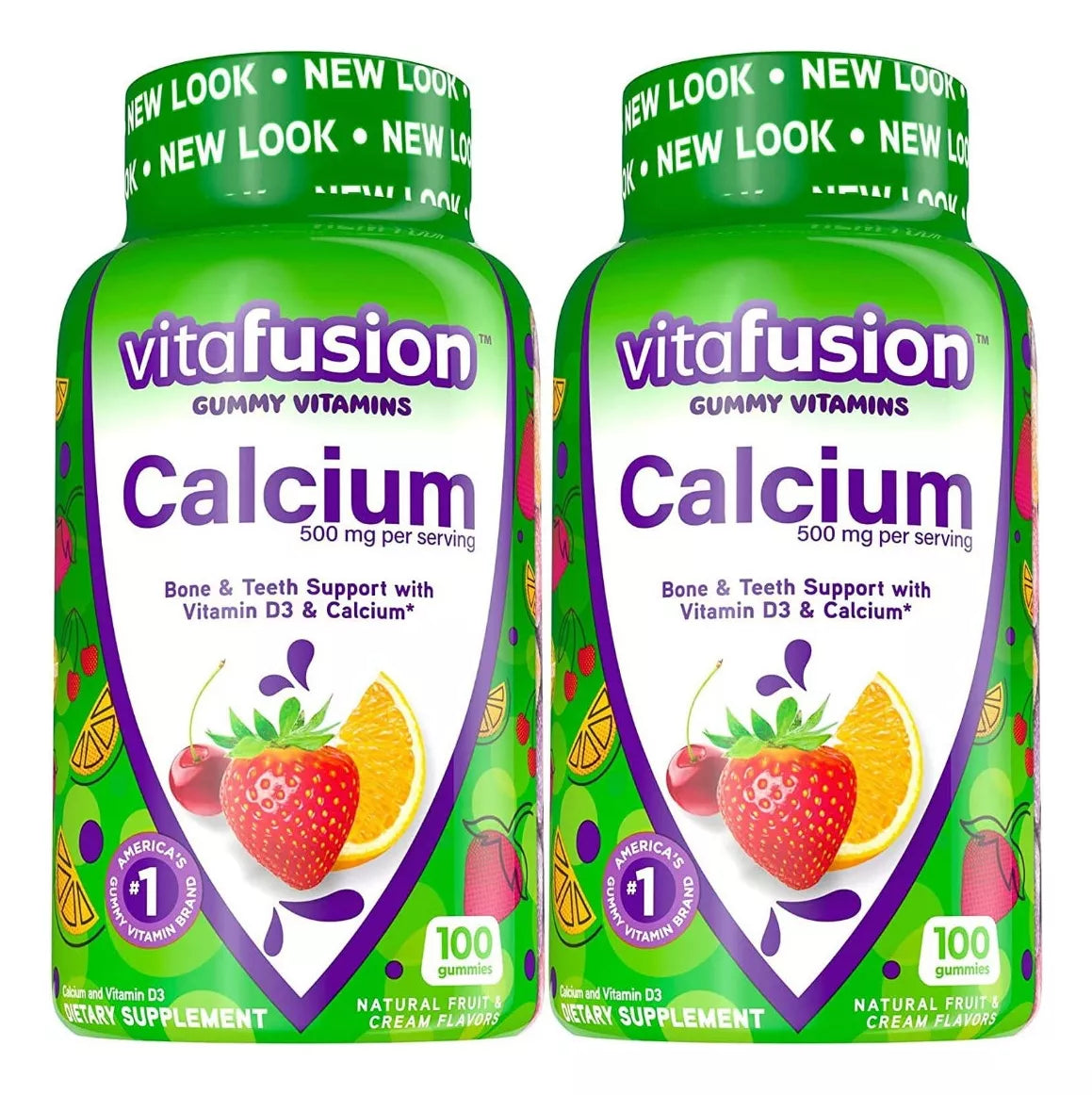 Vitafusion Calcium + Vitamina D3 200 gomitas