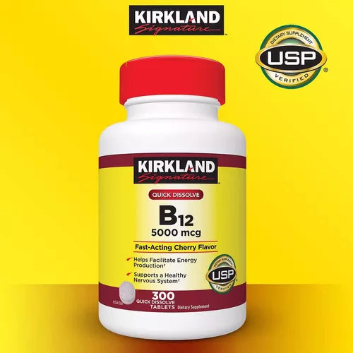 Kirkland Vitamina B12 5000 Mcg 300ct
