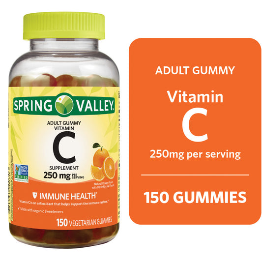 Spring Valley Vitamina C 250 mg, 150 Gomitas Vegetarianas