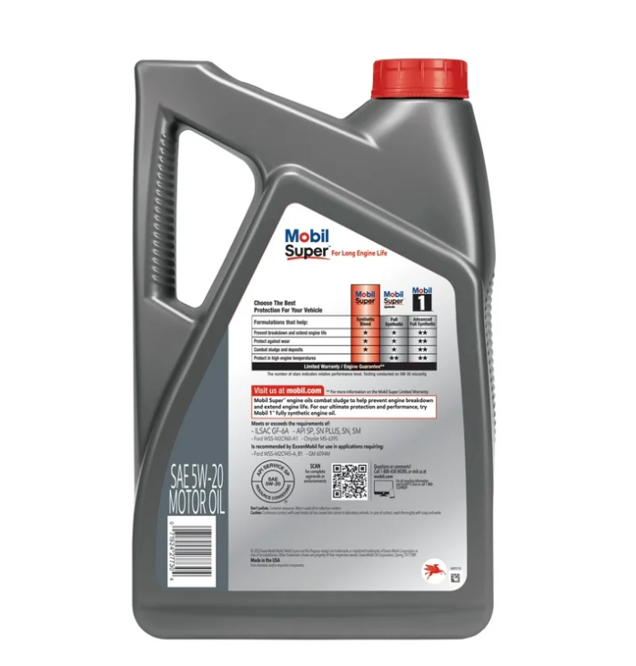 Aceite Mobil Super 5000 5w20 4.73l