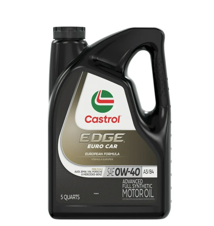 Aceite Castrol Edge 0w-40 Euro 100% Sintético