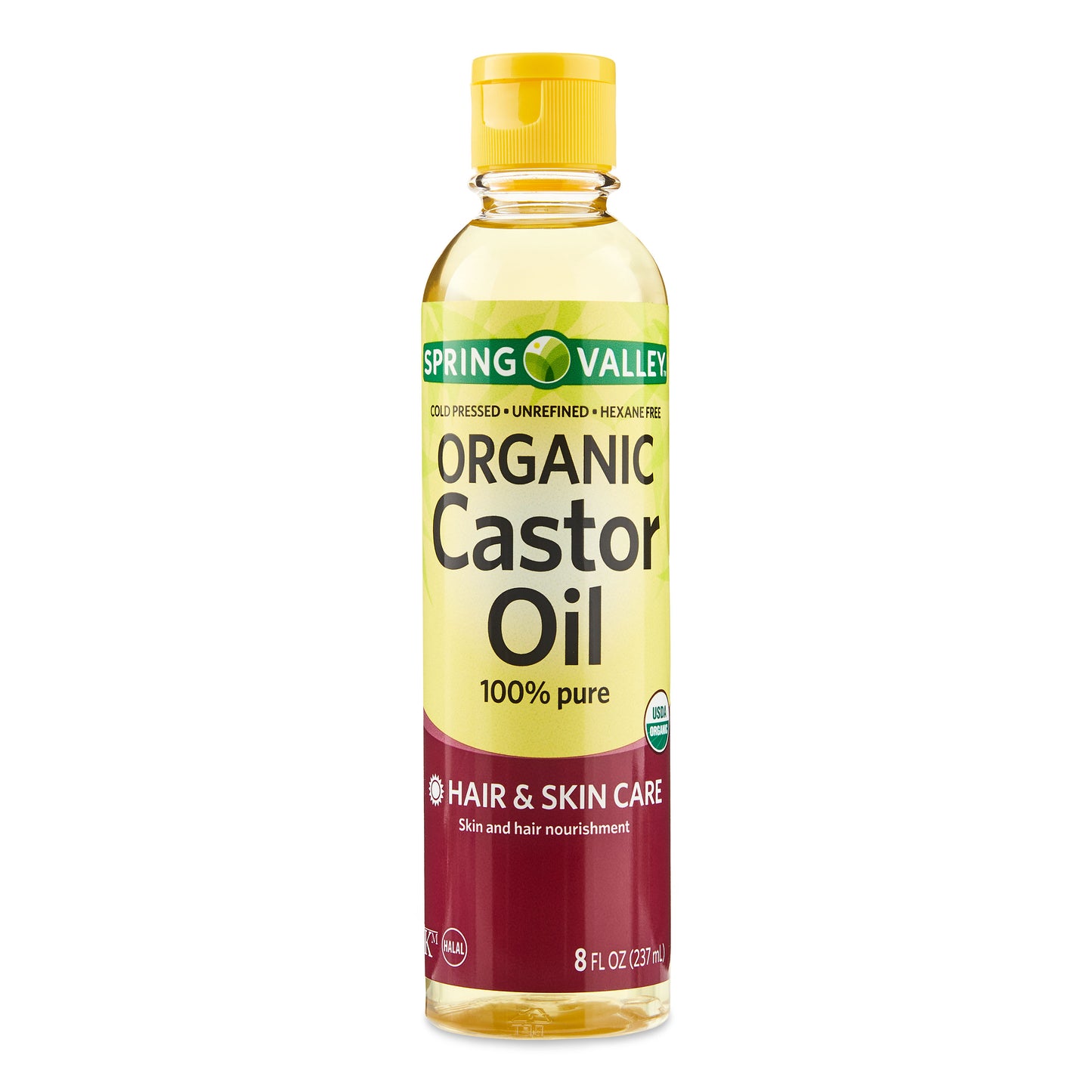 Spring Valley organic Castor Oil 8 fl oz