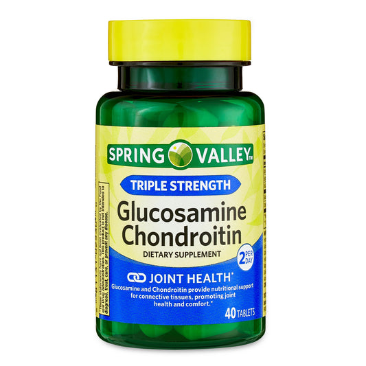Spring Valley Glucosamina y Condroitina 40 softgels