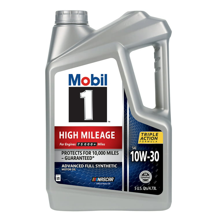 Aceite Mobil 1 10w-30 Alto Kilometraje 100% Sintetico