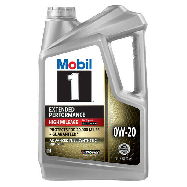 Aceite Mobil 1 0w-20 Extended Performance Alto Kilometraje 100% Sintetico