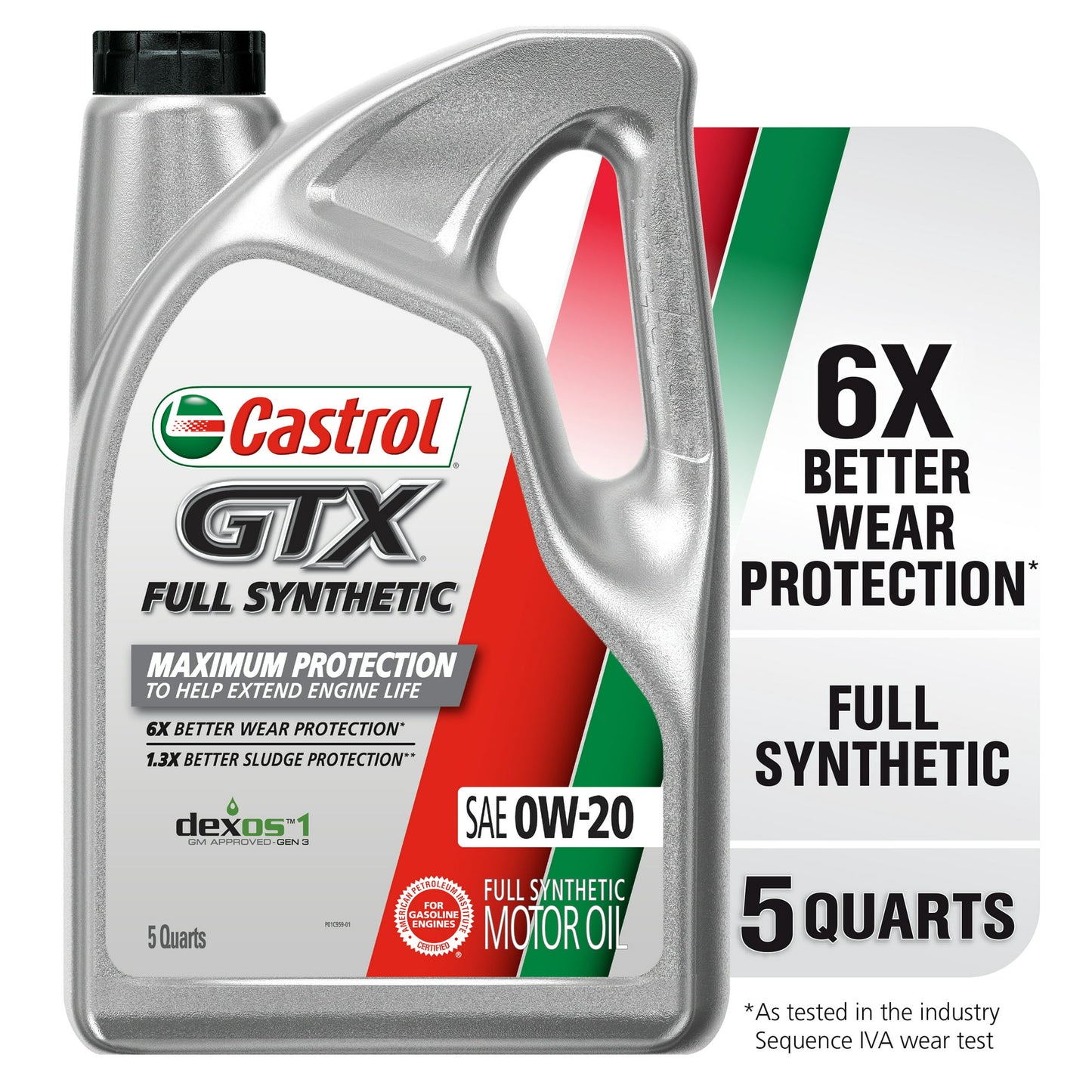 Aceite Castrol GTX 0w-20 100% Sintetico