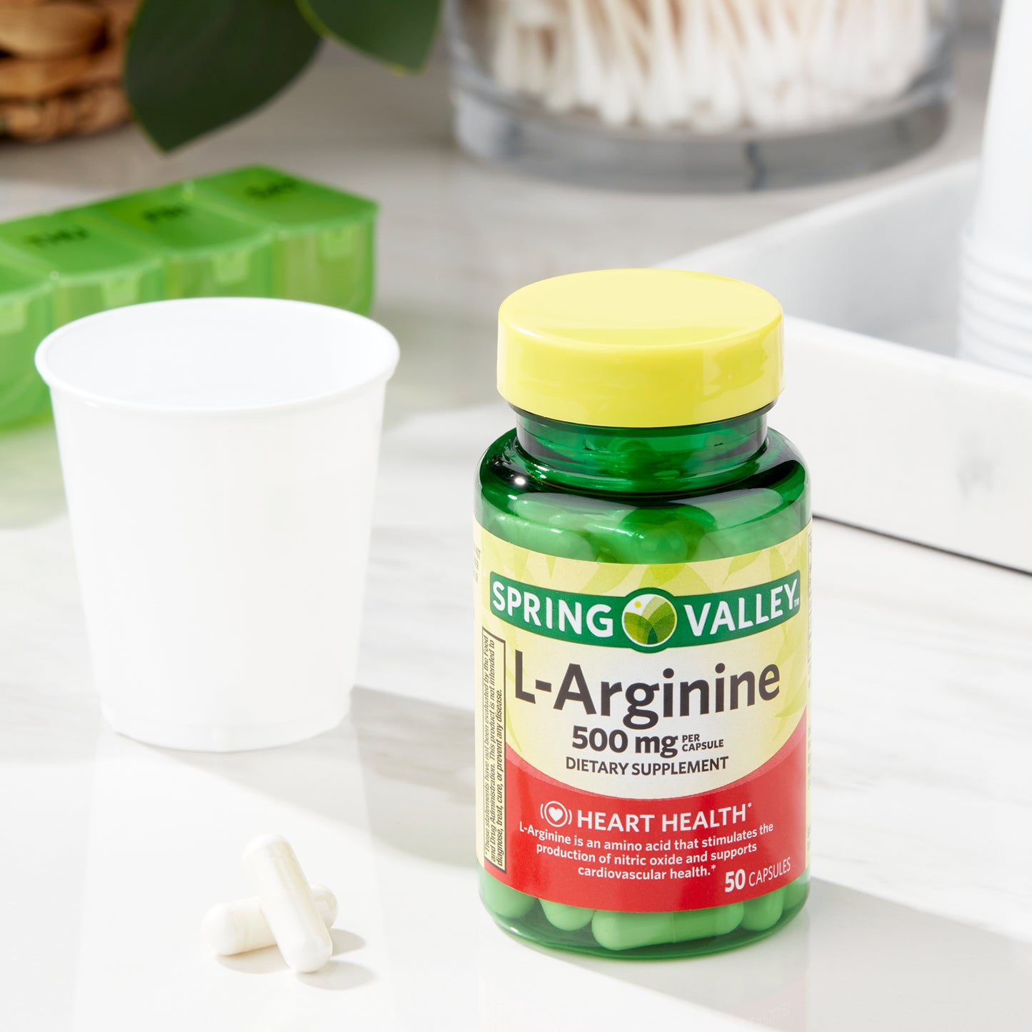 Spring Valley L-arginina 500 mg, 50 Unidades