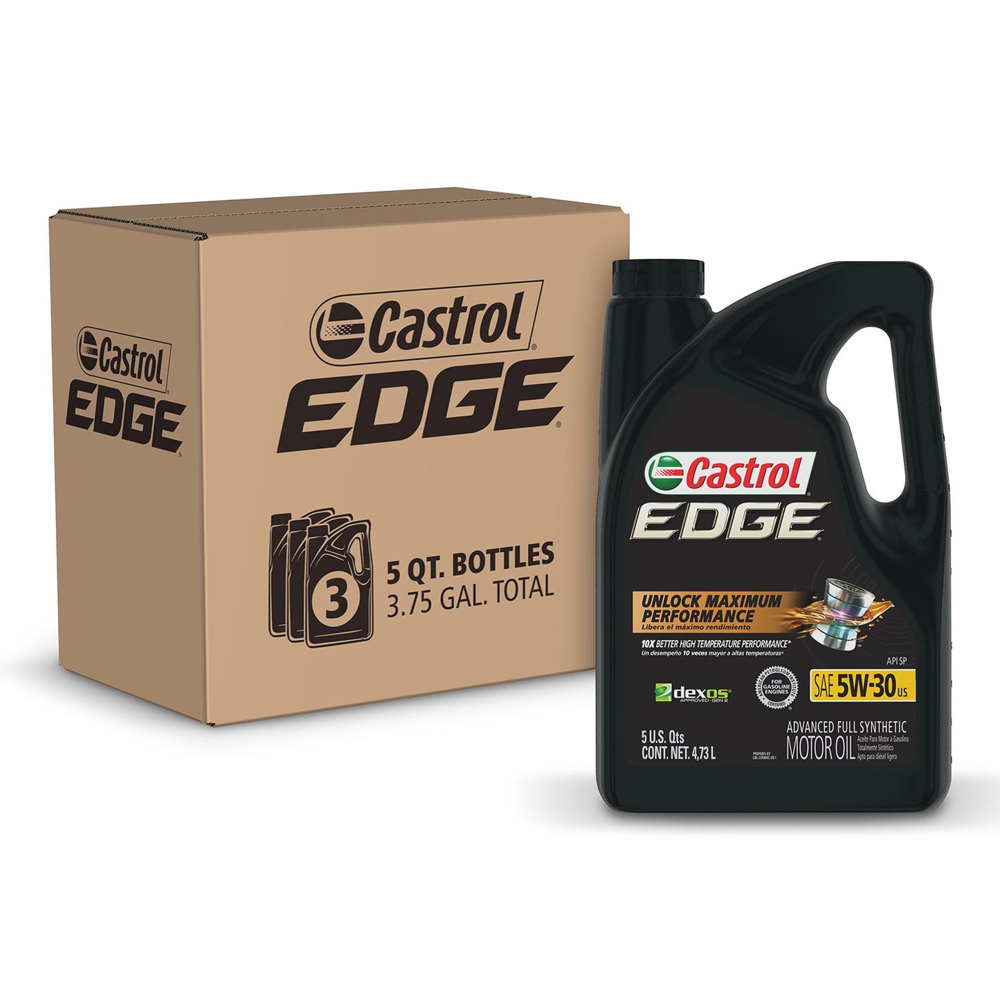 Aceite Castrol Edge 5w-30 100% Sintético