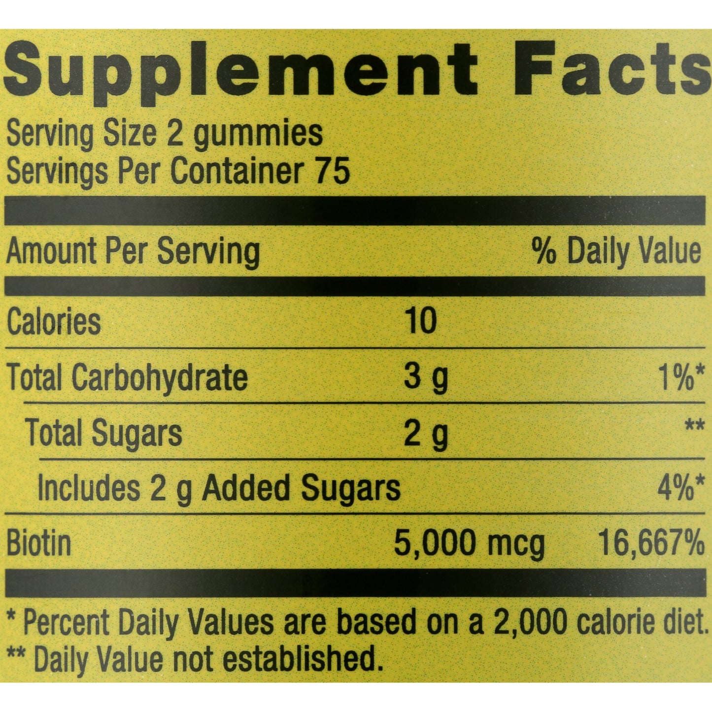 Spring Valley Biotina sin OGM 5000 Mcg, 150 gomitas sabor a Arándano