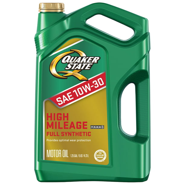 Aceite Quaker State 10W-30 Alto Kilometraje 100% Sintético