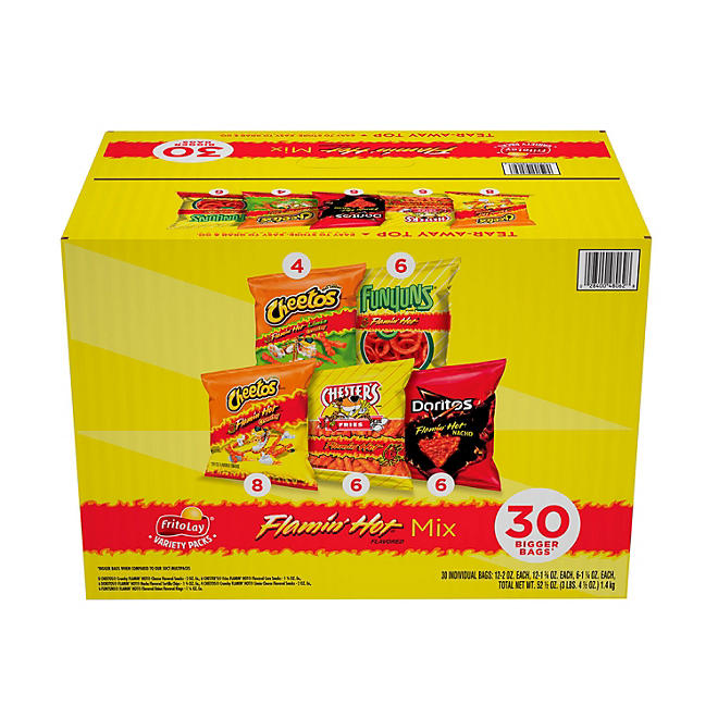 Frito-Lay Flamin' Hot Mix Mix 30pzs