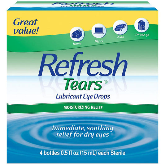 Refresh Tears Lubricant Eye Drops Multi-Pack 4(15ML) Y 1(5ML)