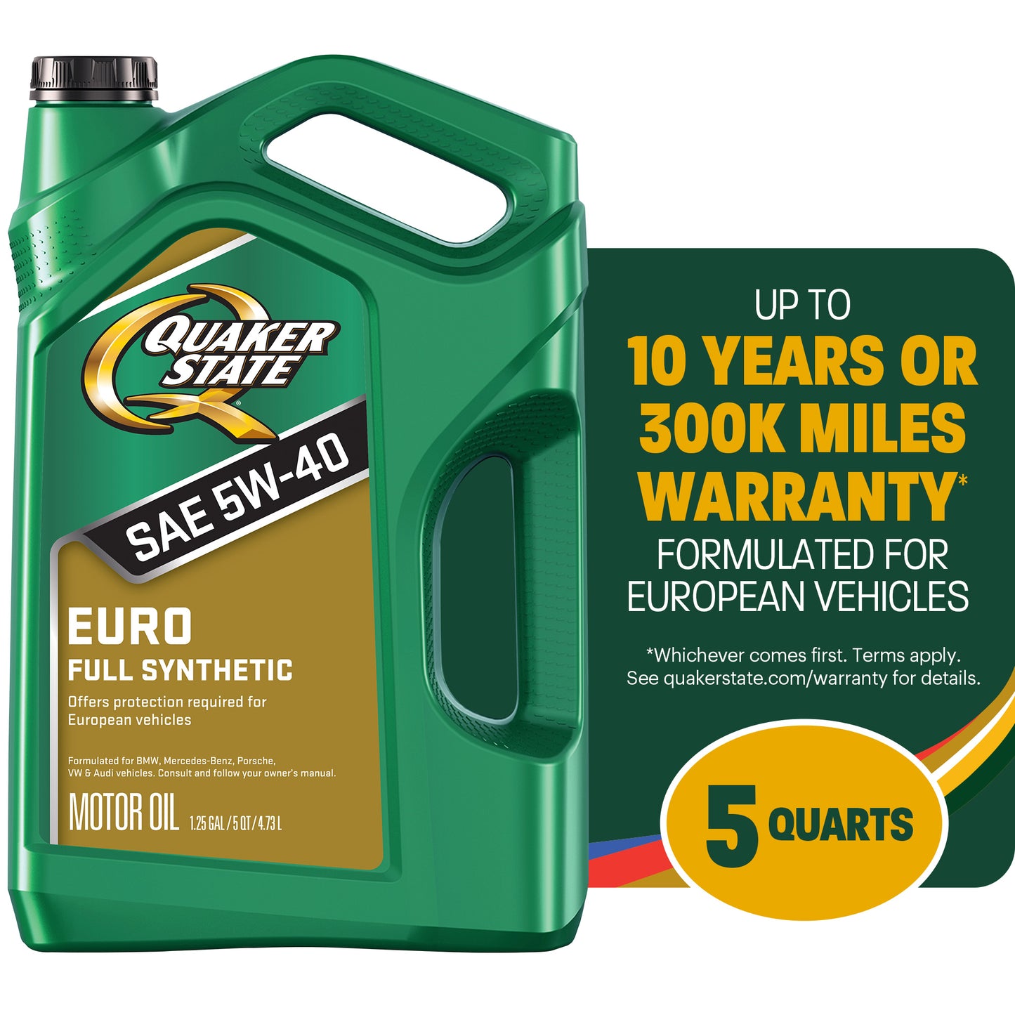 Quaker State Euro Full Synthetic 5W-40