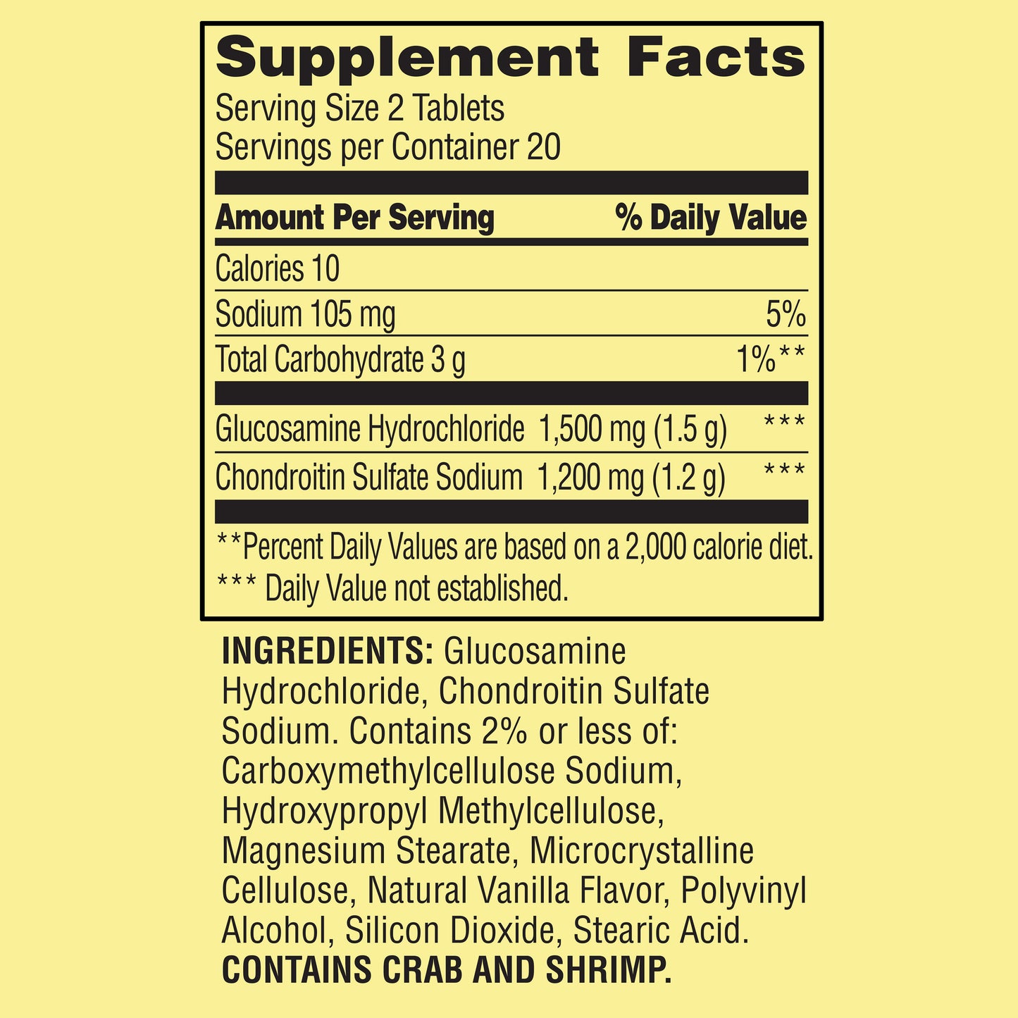 Spring Valley Glucosamina y Condroitina 40 softgels