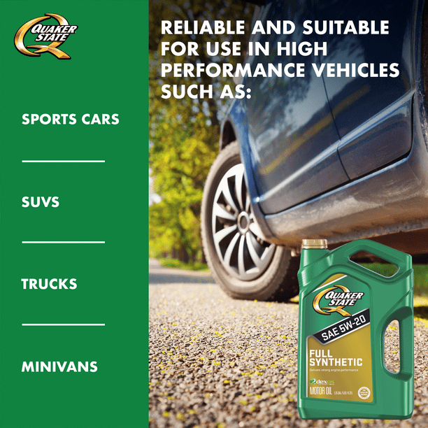 Aceite Quaker State 0W-20 100% Sintético