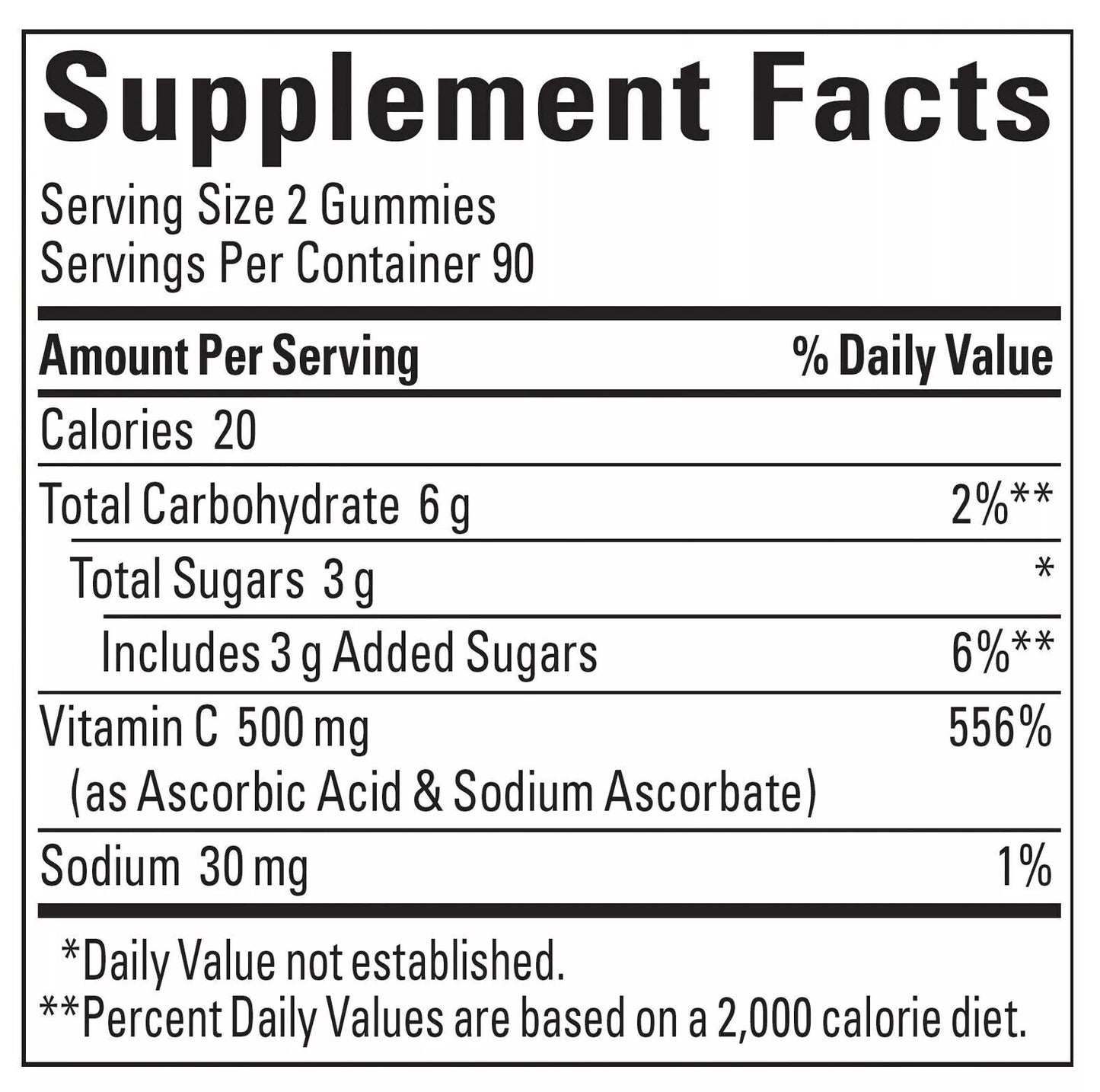 Nature made Vitamina C 500 mg 180 gomitas