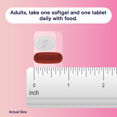 One A Day Women's Prenatal Advanced Mulitvitamins  Tablets 2 pk 90 Softgels