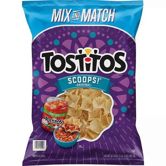 Tostitos Scoops! Original Tortilla Chips 457.1g