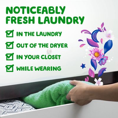 Gain + Oxi Liquid Laundry Detergent, Moonlight Breeze, 159 Loads, 170 fl. oz.