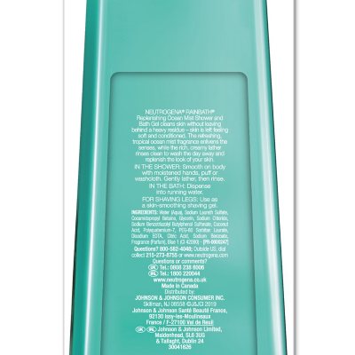 Neutrogena Rainbath Replenishing Shower Gel, Ocean Mist, 40 fl. oz.