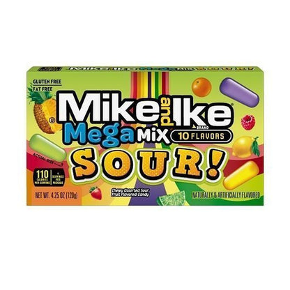 Mike and Ike Mega Mix Acido Theater Box, 120 gramos -- 12 por caja