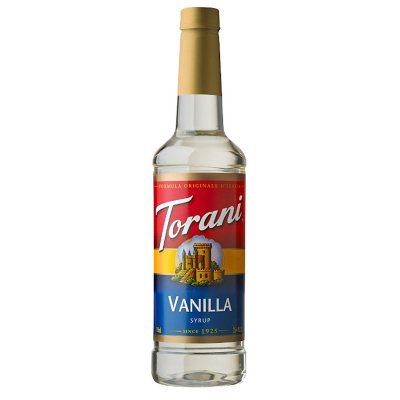 Torani Vanilla Syrup naturally flavored 750ml