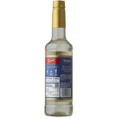 Torani Vanilla Syrup naturally flavored 750ml