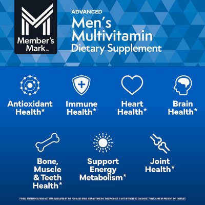 Member's Mark Advanced Men's Multivitamin  275 Tablets