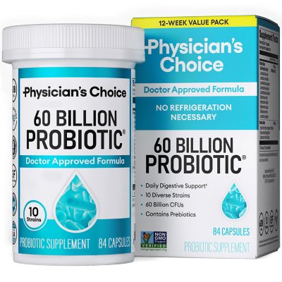 Physician's Choice 60 Billion CFU Probiotic Capsules 84 ct
