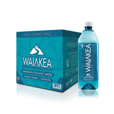 Waiakea Hawaiian Volcanic Water 1 L 12 pk.