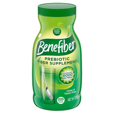 Benefiber Daily Prebiotic Fiber Supplement Powder, Unflavored, 820 gramos