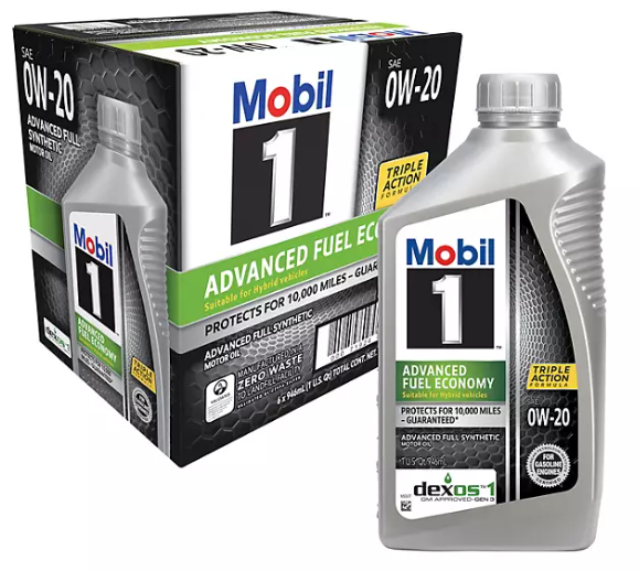 Aceite Mobil 1 0w-20 Fuel Economy 100% Sintetico