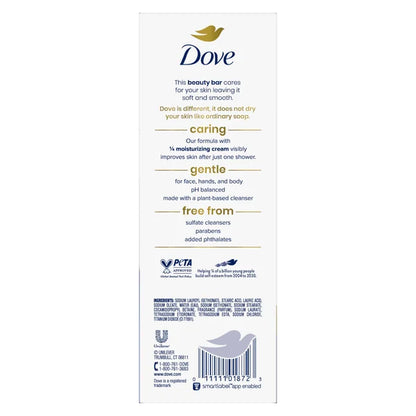 Dove Moisturizing Beauty Bar Soap Original, 3.75 oz, 16 Baras