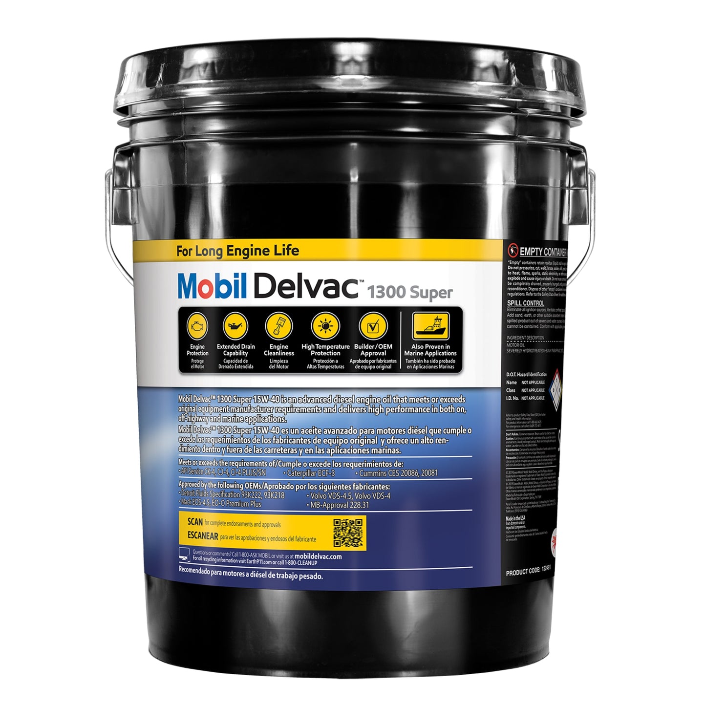 Mobil Delvac 1300 Super  15W-40, 18.9 litros